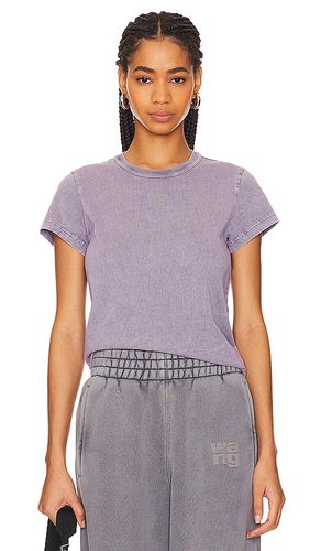 Camiseta encogida essential en color lavanda talla M en - Lavender. Talla M (también en S, XL, XS, XX - Alexander Wang - Modalova
