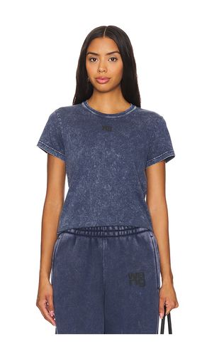 Essential Jersey Shrunk Tee With Puff Logo in . Size S, XS - Alexander Wang - Modalova