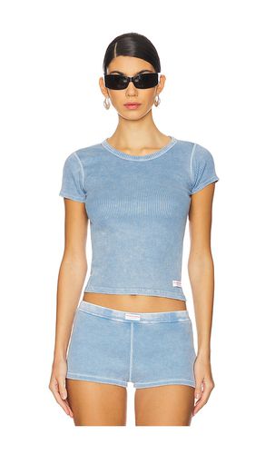 Short Sleeve Crew Neck Tee in Baby Blue. - size L (also in M, S, XL, XS) - Alexander Wang - Modalova