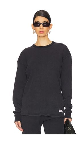 Waffle Crew Neck Long Sleeve in Black. - size L (also in M, S, XL, XS, XXS) - Alexander Wang - Modalova