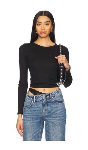 Hotfix Long Sleeve Crewneck Tee in . - size M (also in S, XS) - Alexander Wang - Modalova