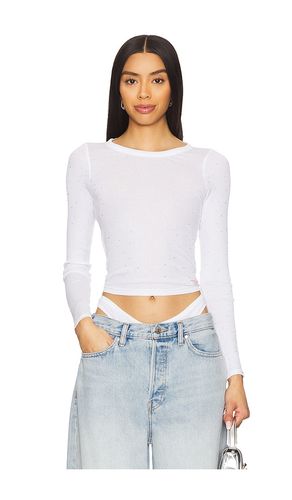 Hotfix Long Sleeve Crewneck Tee in . - size M (also in S, XS) - Alexander Wang - Modalova