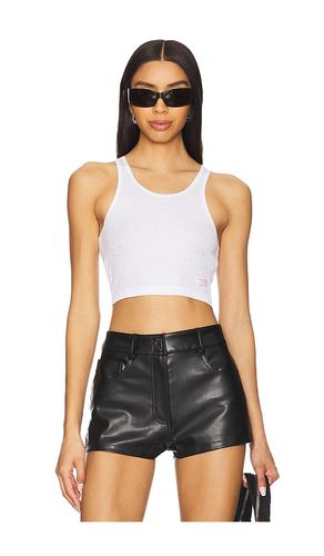 Cropped Classic Racer Tank in . Taglia M, S, XL, XS - Alexander Wang - Modalova