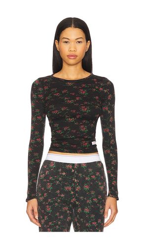 Camiseta con cuello redondo y manga larga bodywear en color negro talla M en - Black. Talla M (tambié - Alexander Wang - Modalova