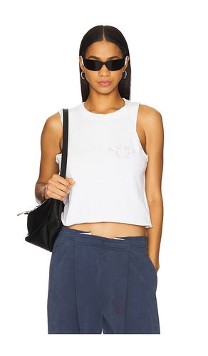 Graphic Twisted Muscle Tank in White. - size M (also in S, XL, XS) - Alexander Wang - Modalova