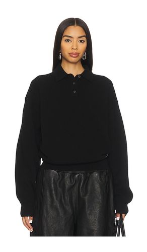 Polo With Knit Logo Patch in . Size M. Also in L - Alexander Wang - Modalova