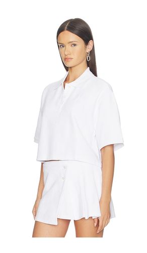 Oversized High Low Polo Top in . Taglia L. Also in M, S, XS - Alexander Wang - Modalova