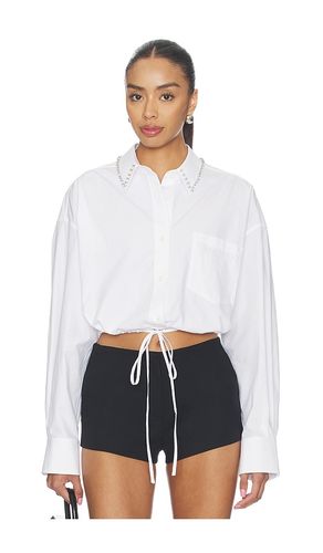 HEMD WRAP WITH CRYSTAL STUD COLLAR in . Größe M. Also in S, XS - Alexander Wang - Modalova