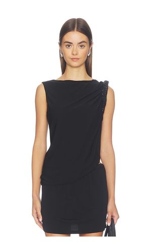 Sleeveless Top With Hotfix Twist Drape in . Taglia M. Also in S, XS - Alexander Wang - Modalova