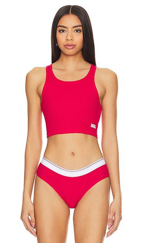 Cropped Racer Tank in Red. - size L (also in XL) - Alexander Wang - Modalova