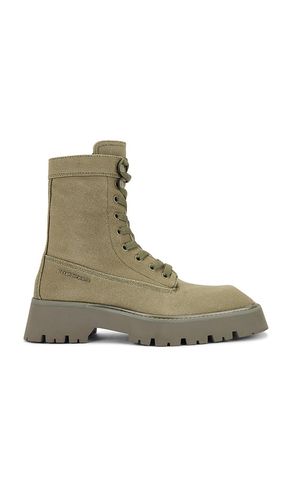 Throttle Lace Up Ankle Boot in Olive. - size 35 (also in 37, 40) - Alexander Wang - Modalova