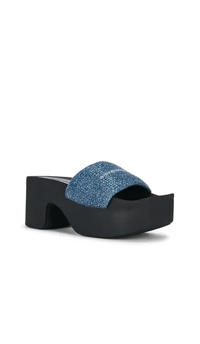 PANTOLETTE DENIM HOTFIX in . Größe 37. Also in 38, 40, 41 - Alexander Wang - Modalova