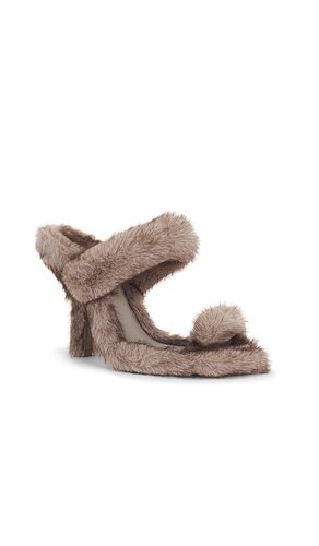 Paloma 105mm Faux Fur Toe Ring Sandal in . - size 35 (also in 36) - Alexander Wang - Modalova