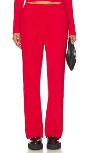 The Straight Leg Track Pant in Red. - size S (also in XS) - Atoir - Modalova