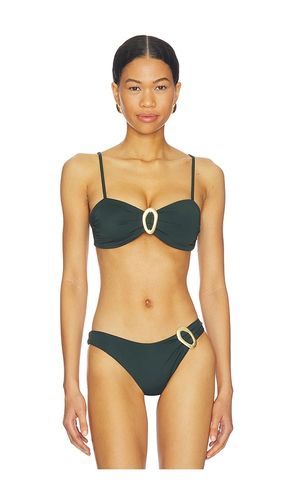 Cabo Verde Bikini Top in Dark Green. - size L (also in M, S, XS) - Away That Day - Modalova