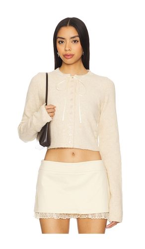 Cherry Pie Cardigan in Beige,Neutral. - size M (also in S) - Amelie Teje - Modalova