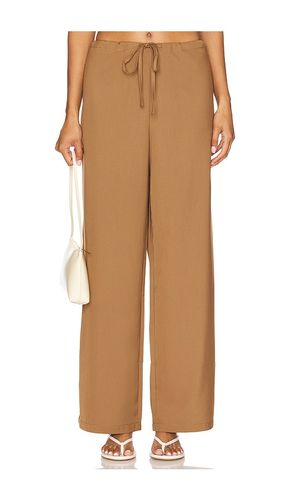 Costera Pant in Tan. - size L (also in M, S, XS) - Amelie Teje - Modalova