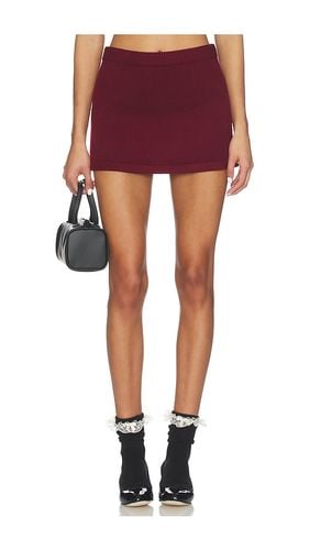 Elle Knit Skirt in Red. - size L (also in M, S, XS) - Amelie Teje - Modalova