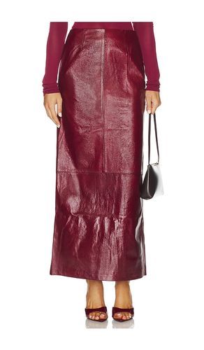 Sage Skirt in Burgundy. - size L (also in M) - Auteur Studio - Modalova