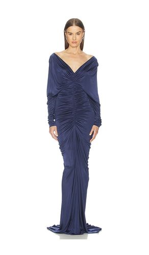 V Neck Ruched Gown in . Größe 34/0. Also in 36/2 - Atlein - Modalova
