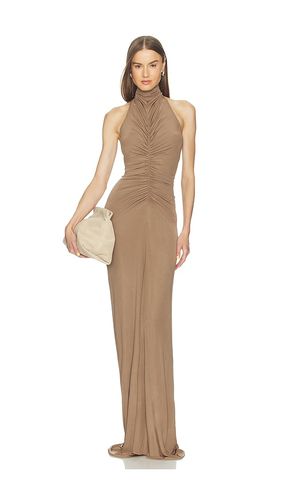 NECKHOLDERKLEID MIT RAFFUNG VORNE in . Größe 36/2. Also in 40/6 - Atlein - Modalova