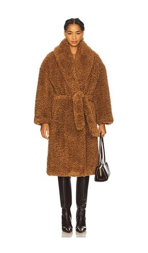 Long Teddy Wrap Coat in . Größe S. Also in XS, M, L - Atlein - Modalova