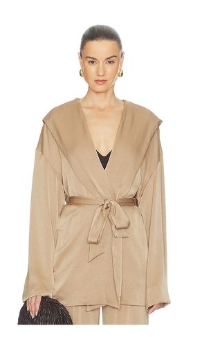 Hooded Wrap Jacket in . Size L. Also in M, S - Atlein - Modalova