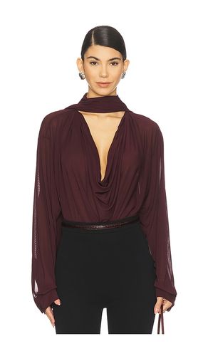 Draped Collar Blouse in . Taglia 34. Also in 36 - Atlein - Modalova