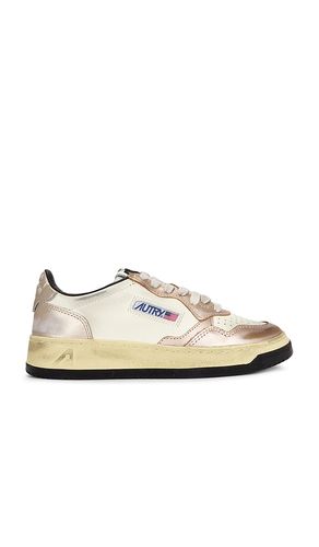 Medalist Sneaker in Metallic Neutral. - size 37 (also in 38, 39, 40, 41, 42) - Autry - Modalova