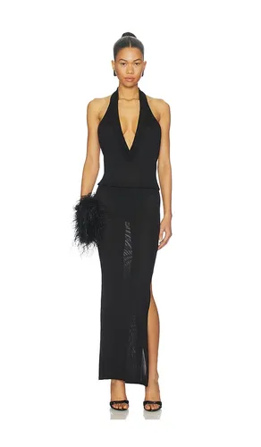 Deep V Midi Dress in . Size 38. Also in 40, 42, 44 - THE ATTICO - Modalova