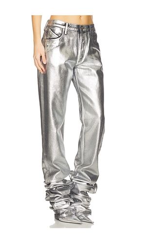 Long Jeans in Metallic . - size 24 (also in 25) - THE ATTICO - Modalova