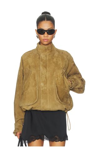 Suede Bomber Jacket in . Size 42. Also in 44 - THE ATTICO - Modalova