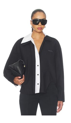 Oversized Contrast Shirt in . - size 38 (also in 40) - THE ATTICO - Modalova
