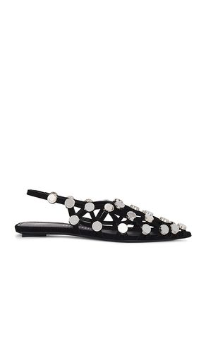 Grid Ballerina Flat in . Size 36. Also in 36.5 - THE ATTICO - Modalova