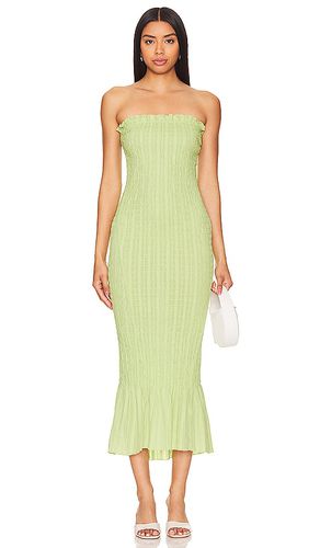 Ruched Strapless Dress in Green. - size M (also in L, S, XL, XS) - Apres Studio - Modalova