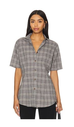 Plaid Tailored Shirt in Grey. - size L (also in M, S, XL, XS) - Apres Studio - Modalova