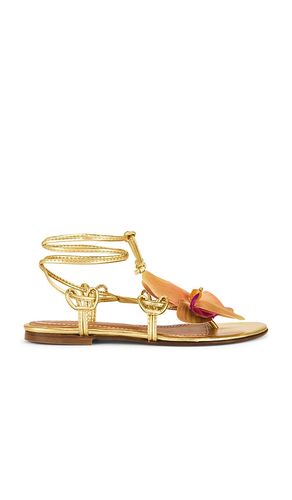 Victoria Sandal in Metallic . - size 36 (also in 37, 38, 39, 41) - Alameda Turquesa - Modalova