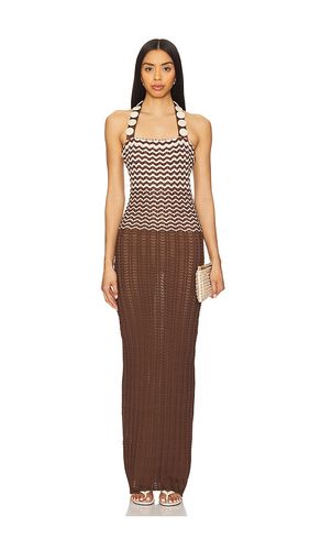 Neriah Dress in Chocolate. - size L (also in M, S, XS, XXS) - AZULU - Modalova