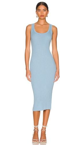 Rib Tank Dress in Blue. - size L (also in M, XL) - Autumn Cashmere - Modalova