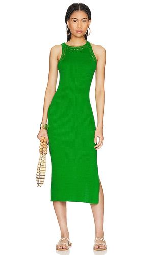 Halter Rib dress W/ Hand Crochet Trims in . Size M, S, XS - Autumn Cashmere - Modalova