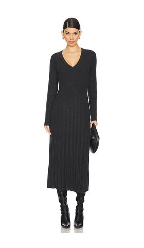 V Neck Ribbed Cashmere Dress in . Taglia L. Also in M, S, XL, XS - Autumn Cashmere - Modalova
