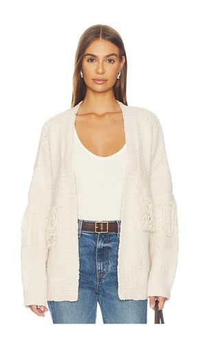 Fringe Oversized Cardigan in Neutral. - size S (also in M) - Autumn Cashmere - Modalova