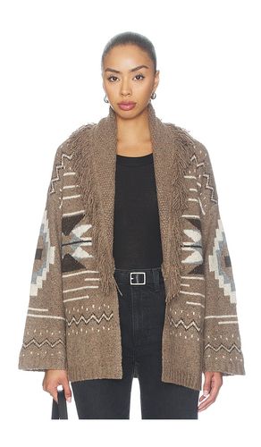 Southwest Fringed Shawl Collar Throw in . Size M. Also in S - Autumn Cashmere - Modalova
