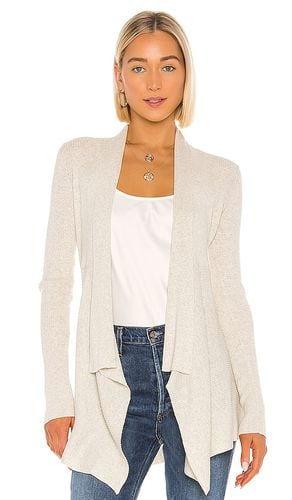 Rib Drape Cardigan in Light Gray. - size L (also in M, S, XL, XS) - Autumn Cashmere - Modalova