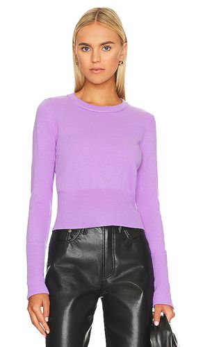 Jersey cropped en color morado talla L en - Purple. Talla L (también en M, S, XL, XS) - Autumn Cashmere - Modalova