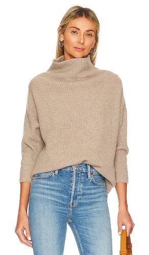 Jersey funnel neck en color taupe talla L en - Taupe. Talla L (también en M, XL, XS) - Autumn Cashmere - Modalova