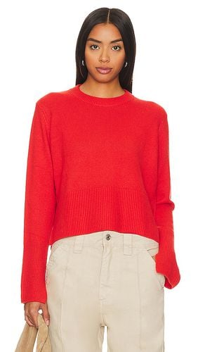 Boxy Crew Neck in Red. - size L (also in M, S, XL, XS) - Autumn Cashmere - Modalova