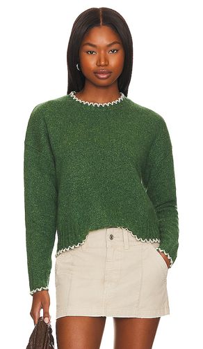 Tipped Crew Neck in Green. - size L (also in M, S, XL, XS) - Autumn Cashmere - Modalova