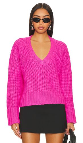 Chunky v-neck sweater in color pink size M in - Pink. Size M (also in S, XS) - Autumn Cashmere - Modalova