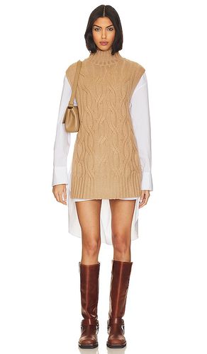 Chunky Cable Sleeveless Tunic in . Taglia S - Autumn Cashmere - Modalova